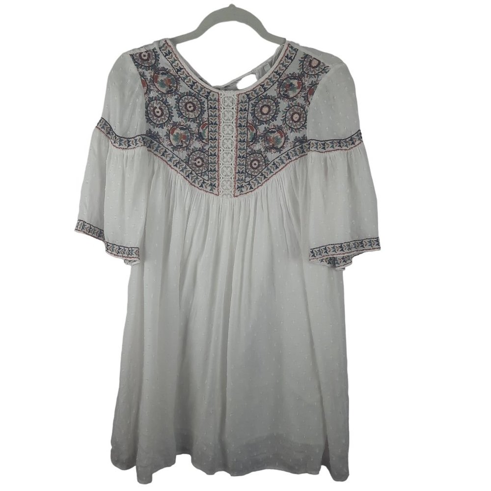 ZARA PLUMETIS EMBROIDERED DRESS - Picture 3 of 15
